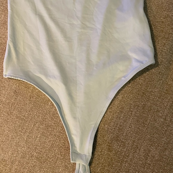 Powder Blue Strappy Bodysuit - Picture 3 of 3